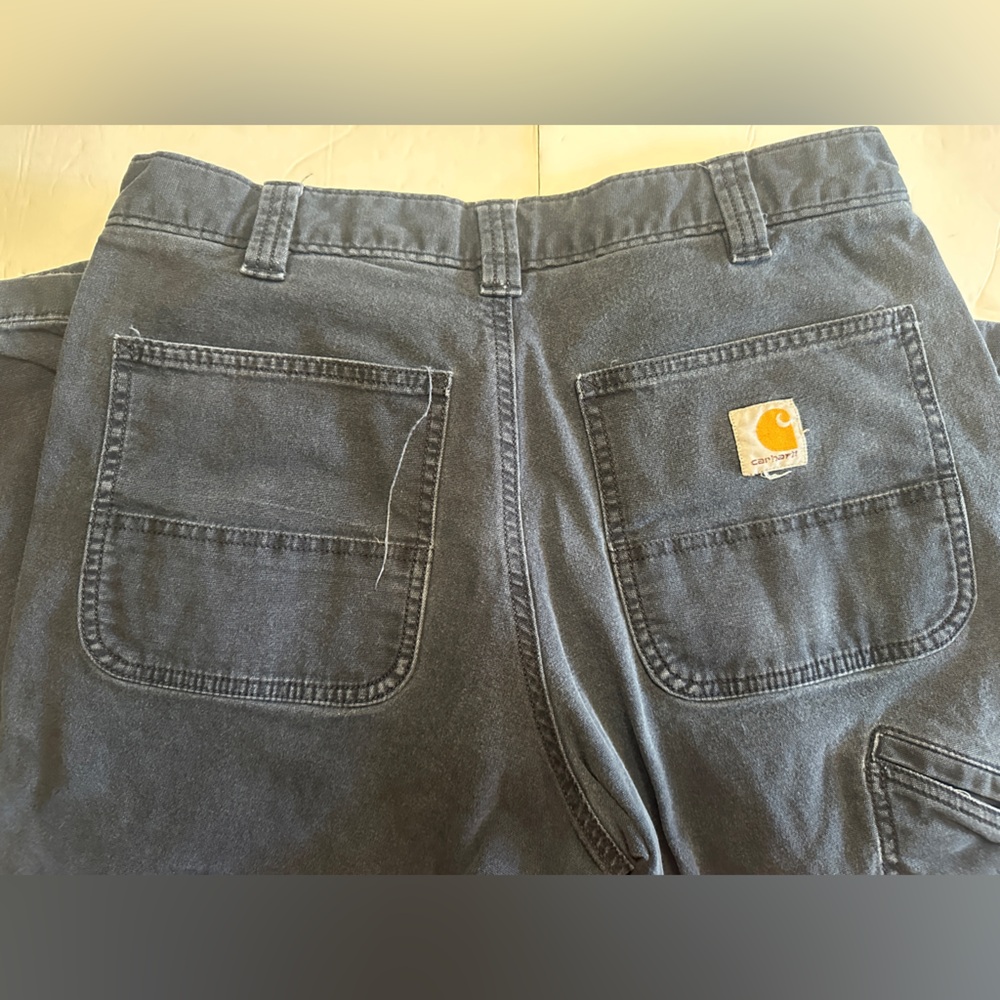 Carhartt Relaxed Fit Blue Pants 33x30 - Picture 7 of 9